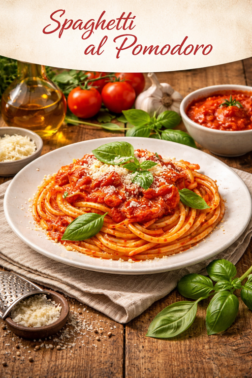 Gli spaghetti al pomodoro rappresentano uno dei simboli più autentici della cucina italiana